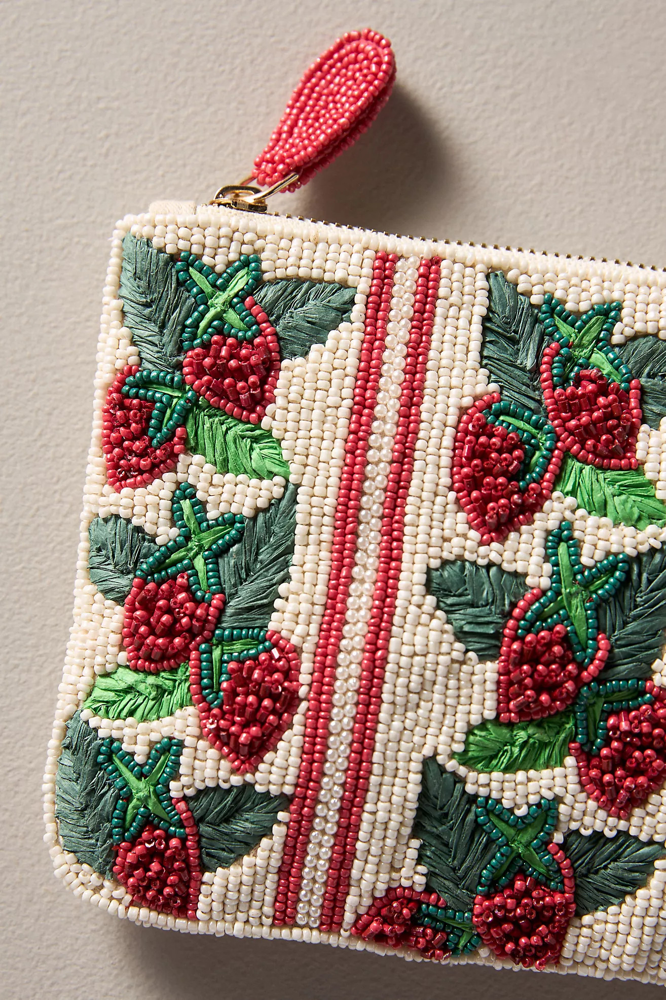 The Fiona Medium Beaded Pouch | Anthropologie (US)