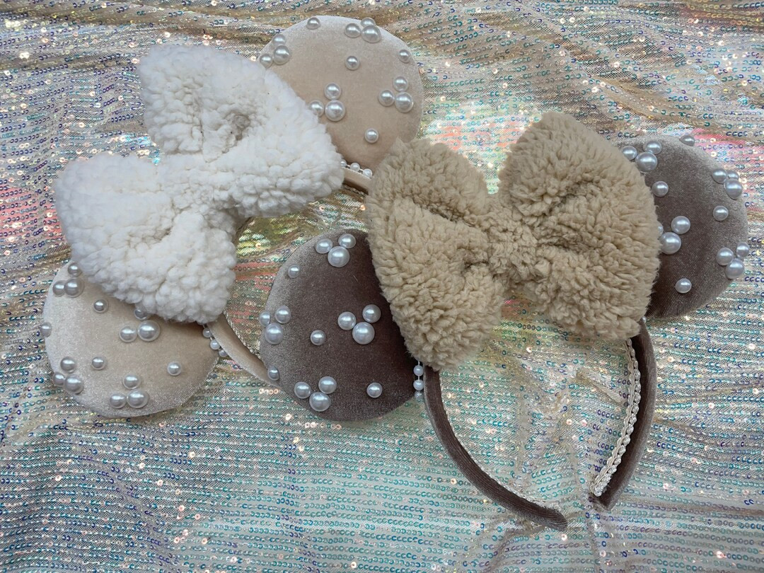 Velvet Pearl Minnie Ears | Etsy (US)