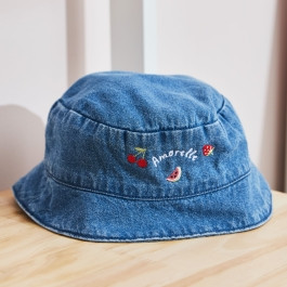 Personalised Fruit Salad Denim Bucket Hat | My 1st Years (Global)
