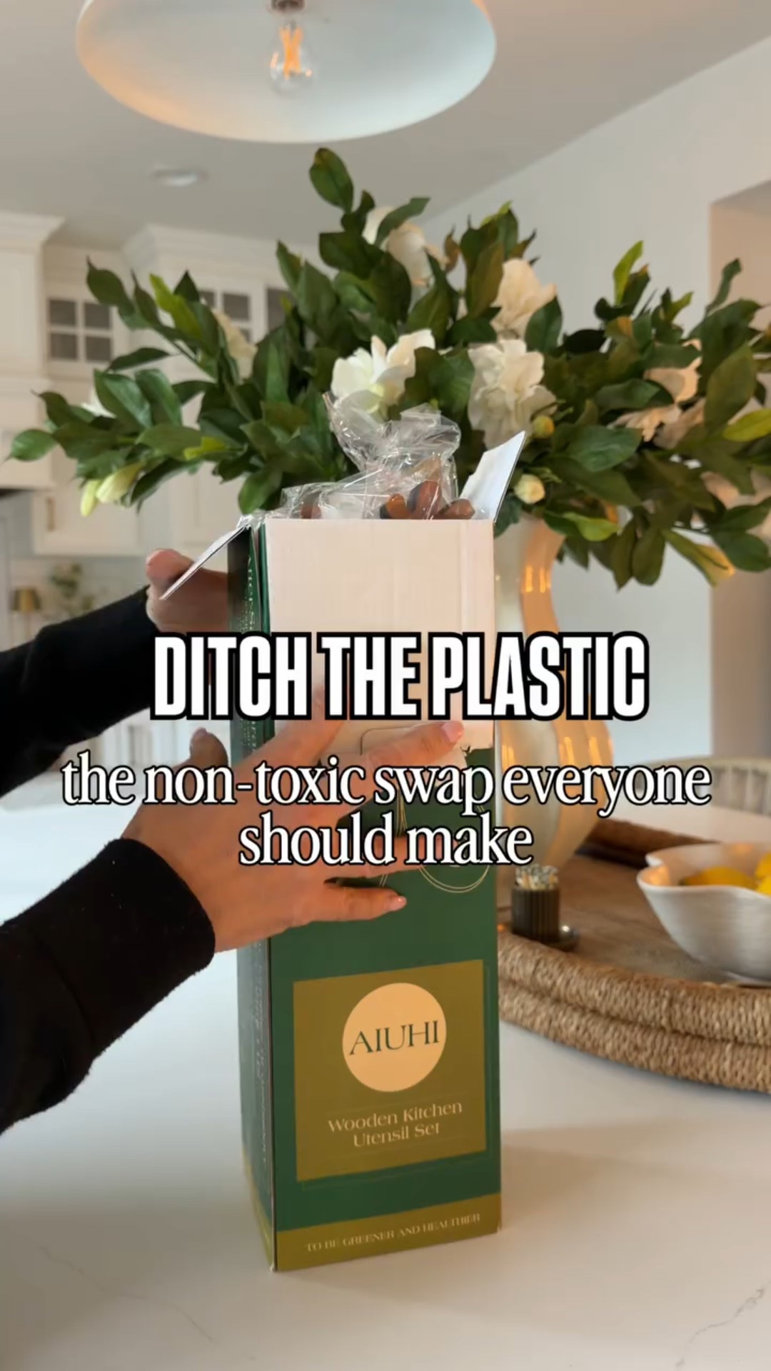 DITCH THE PLASTIC ✨
Here’s your sign to swap out plastic cooking utensils for a non-toxic upgrade — and yes, it’s ON SALE!

This 11-piece teak wood utensil set from Amazon comes with a metal holder, plus tongs, whisks, and all the everyday tools you need for safe, toxin-free cooking 🤍 No melting, no chemicals, just clean, beautiful kitchen tools.

💬 Comment CLEAN for the sale link!

#nontoxichome #healthykitchen #amazonfinds #homeswaps #ecofriendlyliving

#LTKFindsUnder50 #LTKHome