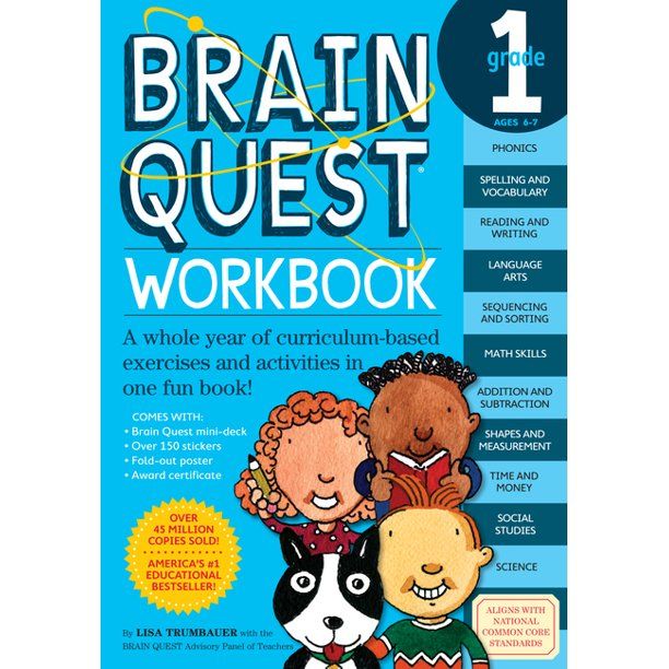 Brain Quest Workbook: Grade 1 - Walmart.com | Walmart (US)