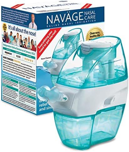 Navage Nasal Care Starter Bundle: Navage Nose Cleaner and 20 SaltPod Capsules | Amazon (US)