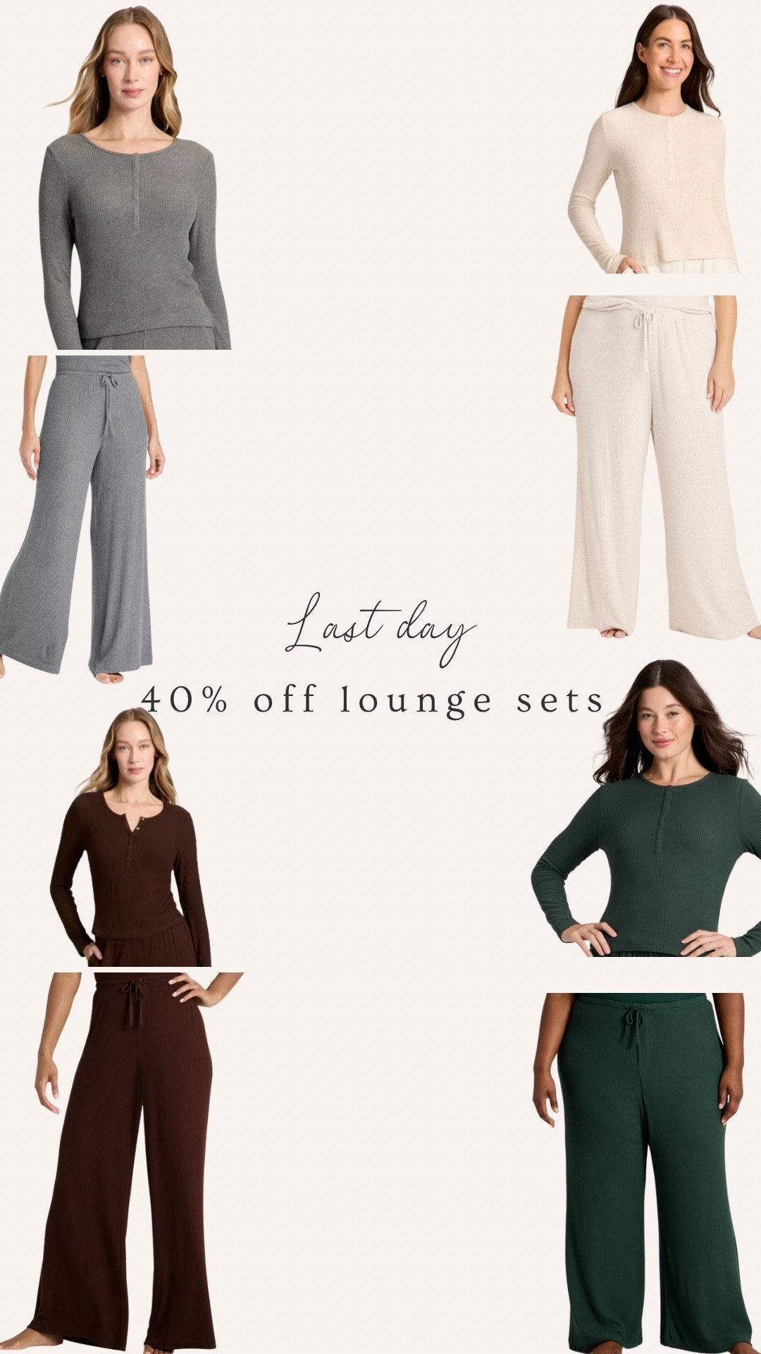 Last day for 40% off! I have a large bottom and XL top 