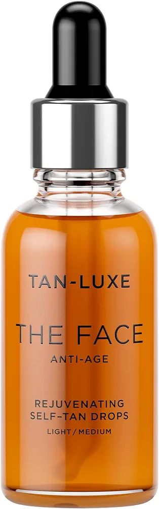 TAN-LUXE The Face Anti-Age - Rejuvenating Self-Tan Drops, 30ml - Cruelty & Toxin Free - Light/Med... | Amazon (US)