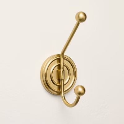 Wall Hook Brass - Hearth & Hand™ with Magnolia | Target