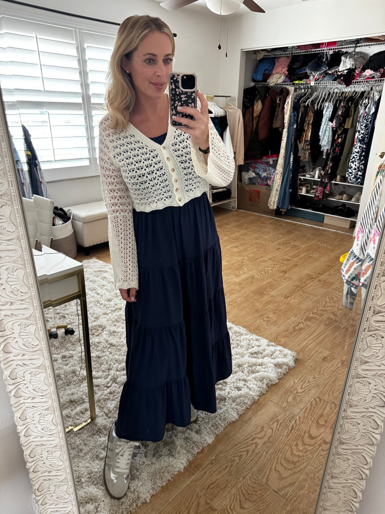 Teacher outfit. Cardigan. Maxi dress. Sneakers outfit 

#LTKWorkwear #LTKootd #LTKMidsize