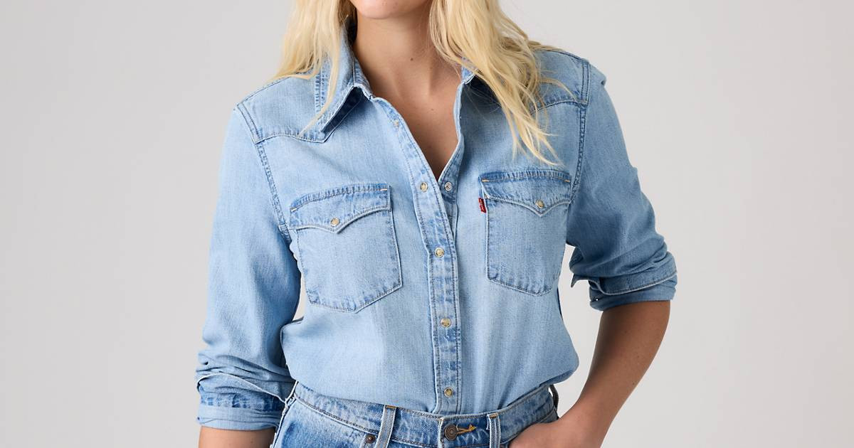 Heritage Western Denim Button Down Shirt | Levi's US