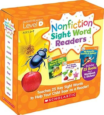 Nonfiction Sight Word Readers Parent Pack Level D | Amazon (US)