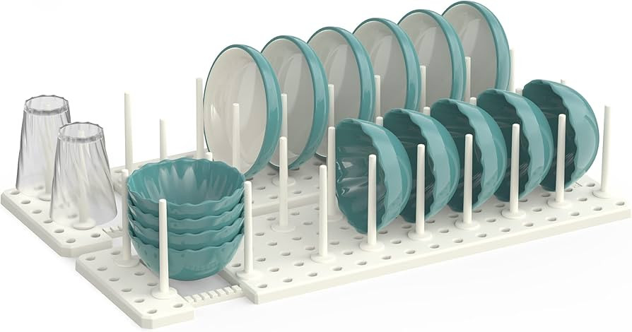 Kitchen Cupboard Organization Drawer Organizer, Pegboard Tray for Dish Rack, Kitchen Organizer Pl... | Amazon (US)