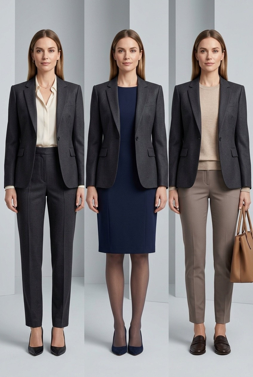 One Blazer, Three Work Looks: The best workwear pieces do more than one job. A strong blazer can sharpen tailored trousers, polish a dress, or make a simple skirt-and-top formula feel complete. This is how you stretch your wardrobe without losing structure, ease, or authority. 

Shop my picks for blazers and styling pieces that create multiple work looks from one foundation.

#LTKWorkwear