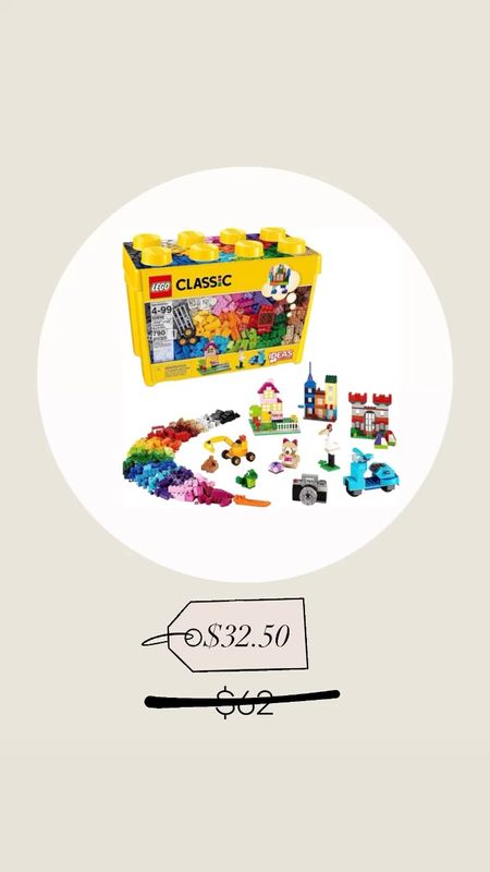 This large classic Lego set is almost 50% off! 

I’ve also linked a smaller set that’s also on sale if you’re not in need of a large one. 

Legos make the perfect gift for any little one! 

Holiday, holiday, gift, giving, give, Christmas gifts, guide, Lego, legos, set, on, sale, affordable, Christmas, on, a, budget, kids, children, Childrens, kid, idea, ideas, Amazon, quick, ship, black, Friday, Early, deal, deals

#LTKkids #LTKsalealert #LTKGiftGuide