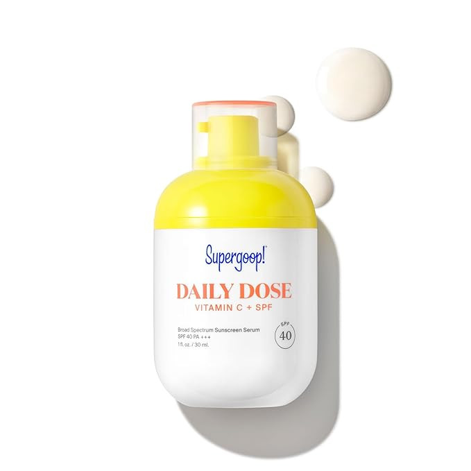 Supergoop! Daily Dose Vitamin C + SPF 40 PA+++, 1 fl oz - Broad Spectrum Sunscreen Serum - Helps ... | Amazon (US)