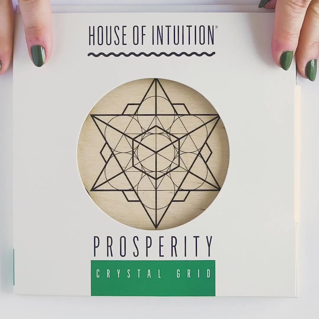 Prosperity Crystal Grid | House of Intuition
