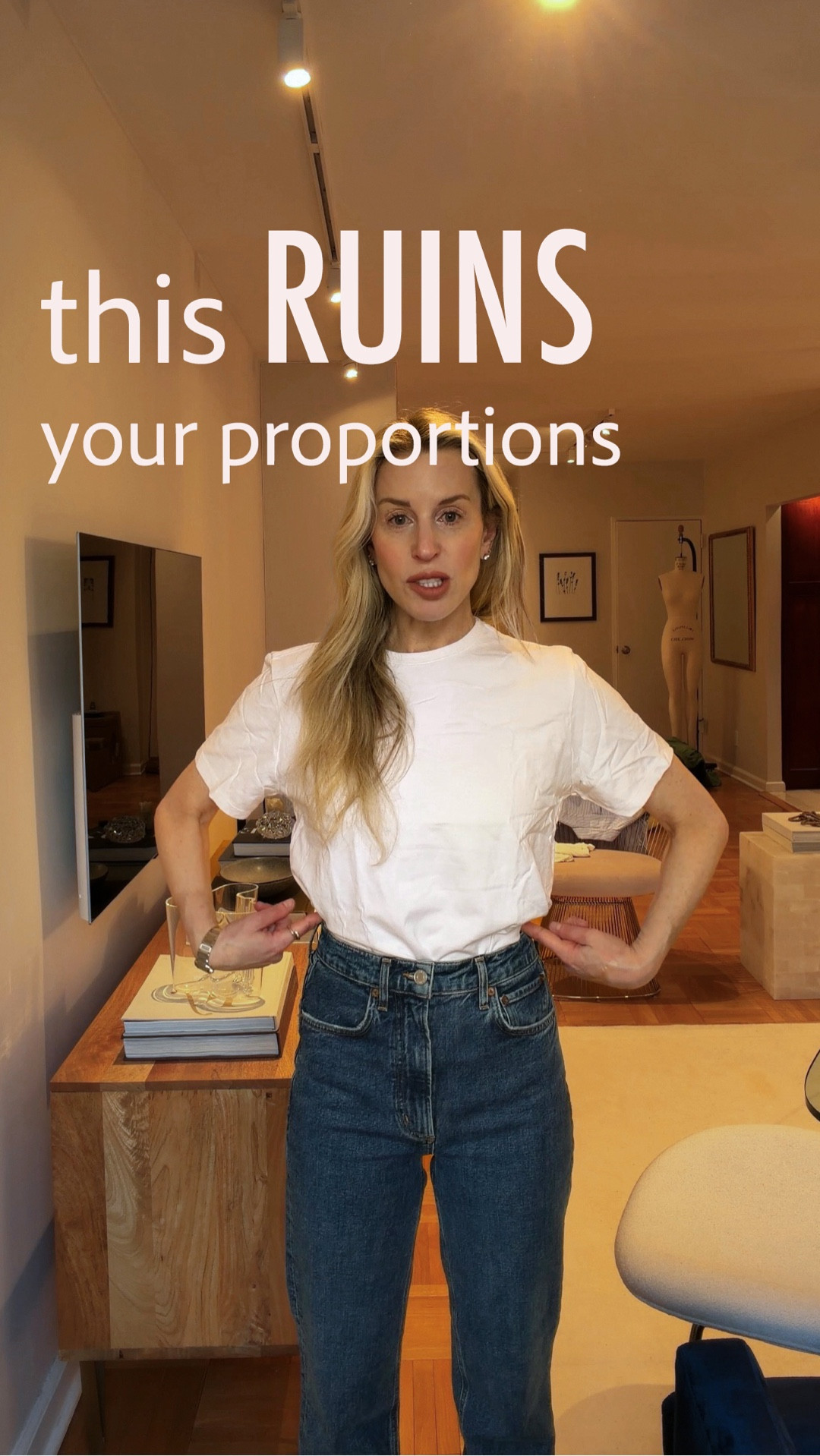 How to instantly look taller and thinner (no new clothes needed). 

Tuck your shirt in! 

✔️Tucking it in draws the eye up to the waist (the narrowest part of the body) instead of the thighs (the widest). 

✔️It also makes your legs look longer by shifting the visual break higher. 

I’ll definitely be talking more about visual breaks, but for now, save this post for the next time you’re getting dressed – you’ll notice the difference!



#LTKgrwm #LTKootd #LTKOver40