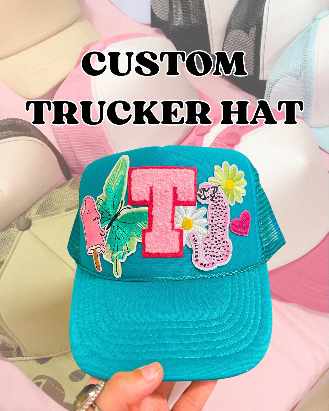 Personalized Custom Trucker Hat, Make Your Own Trucker Hat, Customize A Trucker Hat. - Etsy | Etsy (US)
