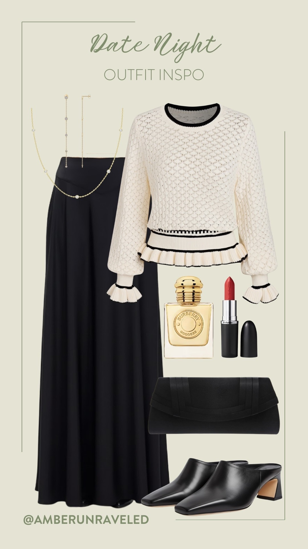 Let's face it, you only need those black and white pieces from your closet for that sophisticated date night look. But nothing beats buying a new pair to surprise your partner, and this one's got it!

elegant style, casual chic, minimalist style, elevated basics, fashion inspo, date night, outfit inspo, dainty accessories

#LTKFindsUnder50 #LTKSeasonal #LTKU