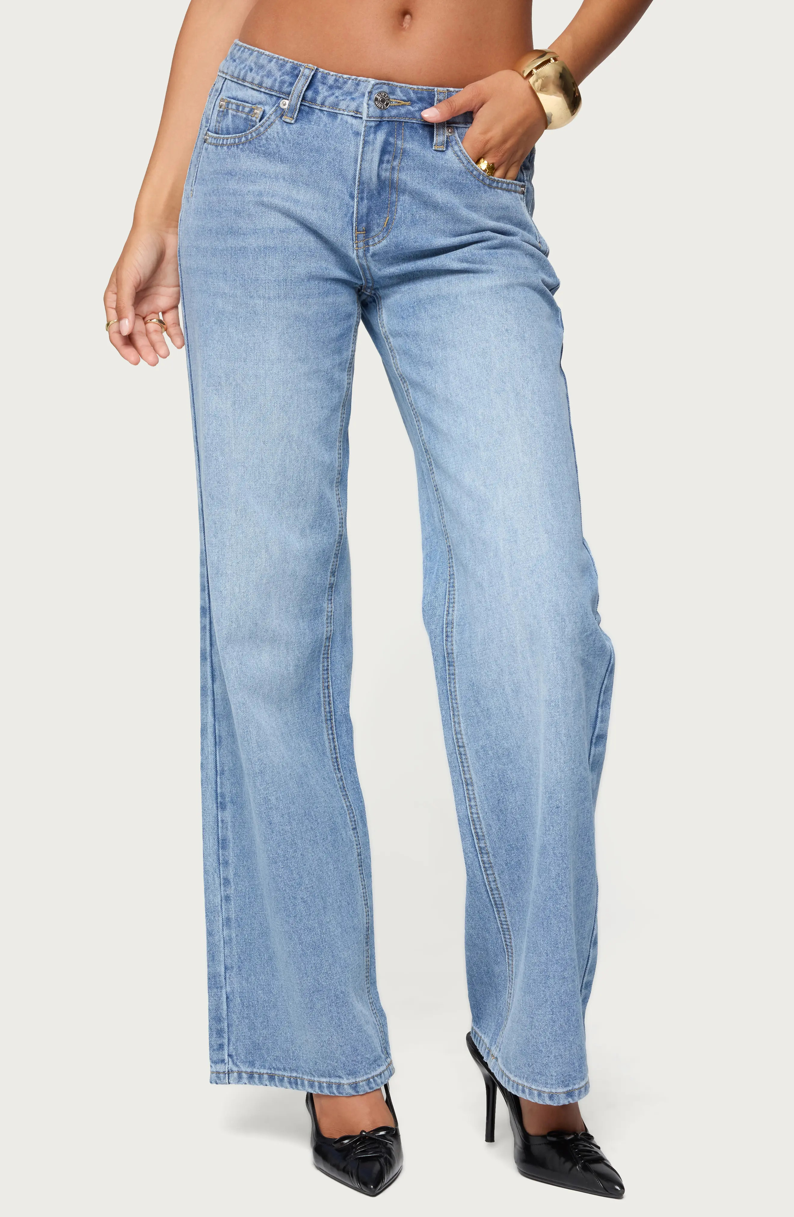 Holly Mid Rise Straight Leg Jeans (Women) | Nordstrom | Nordstrom