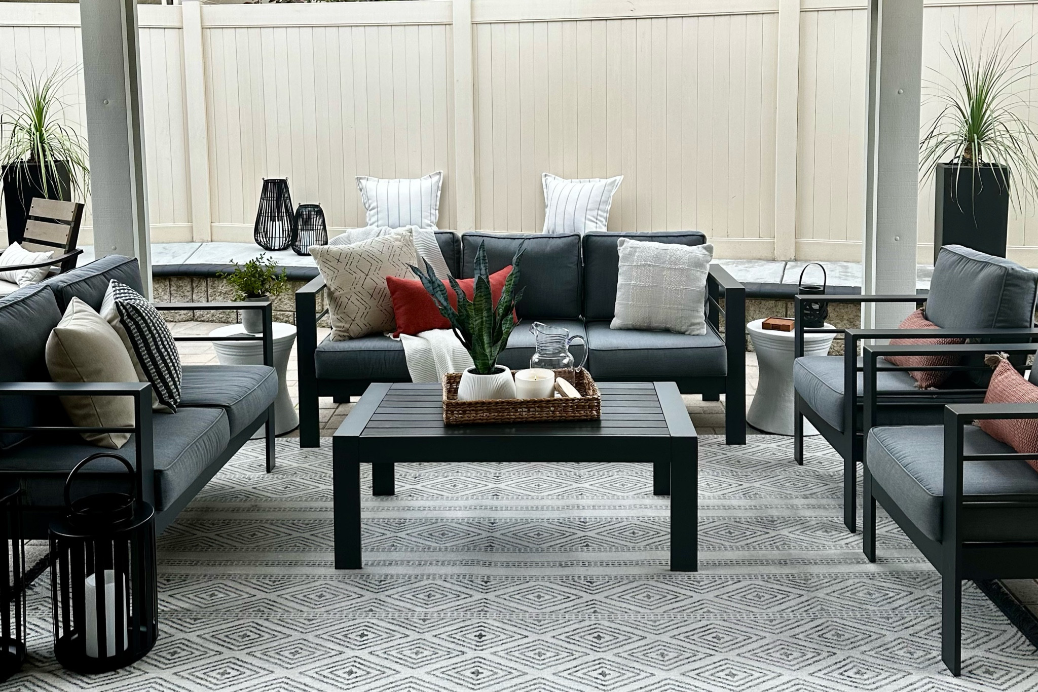 Patio set, perfect for entertaining 

#LTKSeasonal #LTKhome #LTKsalealert