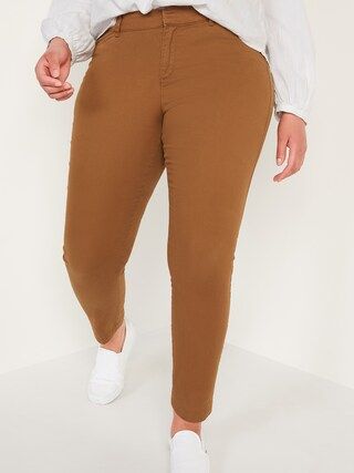 Mid-Rise Pixie Chino Ankle Pants for Women | Old Navy (US)