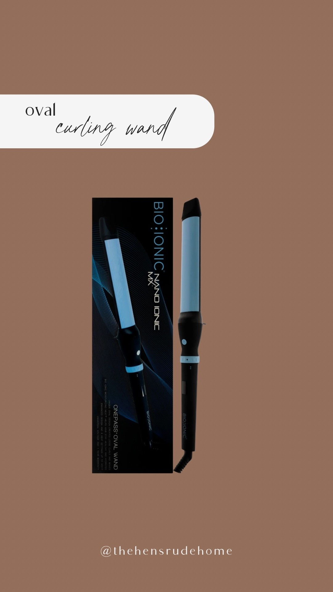 Oval curling wand, beach waves

#LTKHoliday #LTKGiftGuide #LTKBeauty