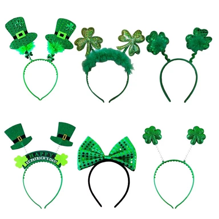 Etereauty 6Pcs St. Patrick's Day Headband Headwear Lovely Hair Hair Accessories Stylish Headdress... | Walmart (US)