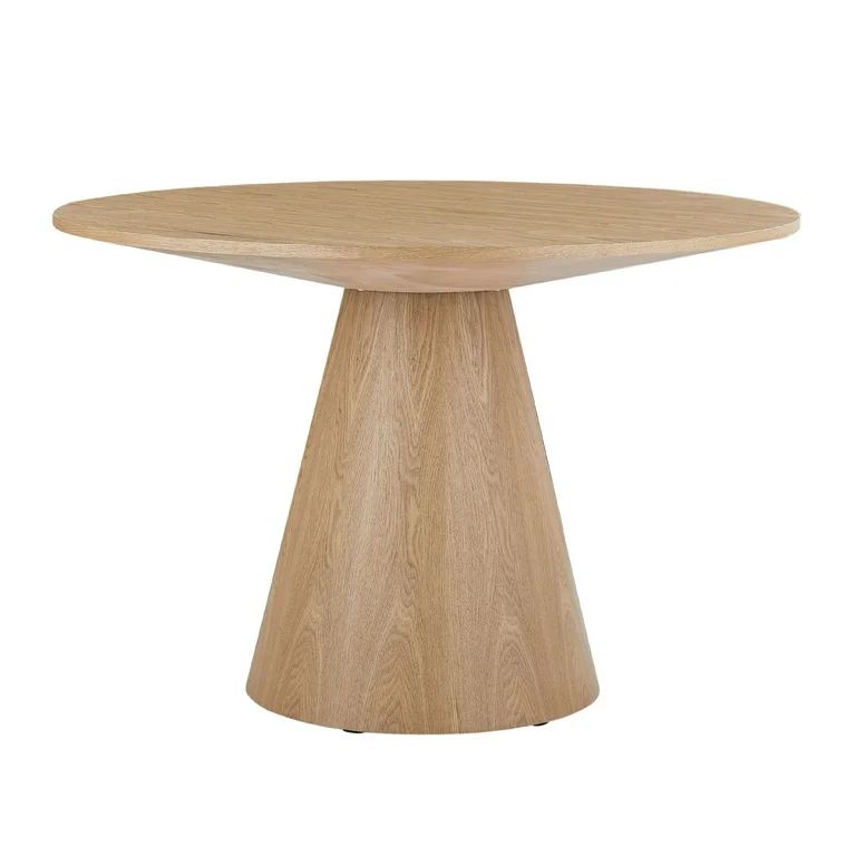 WILLIAMSPACE 47.24" Round Dining Table for 4 to 6, Modern Wood Kitchen Table Mid Century Circular... | Walmart (US)