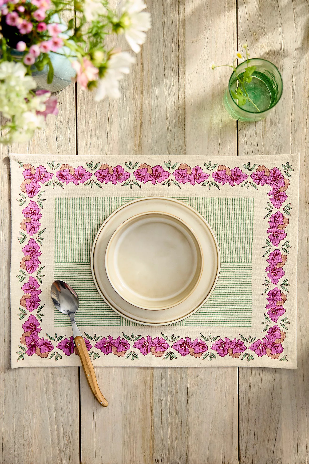 Blossom + Stripe Placemat