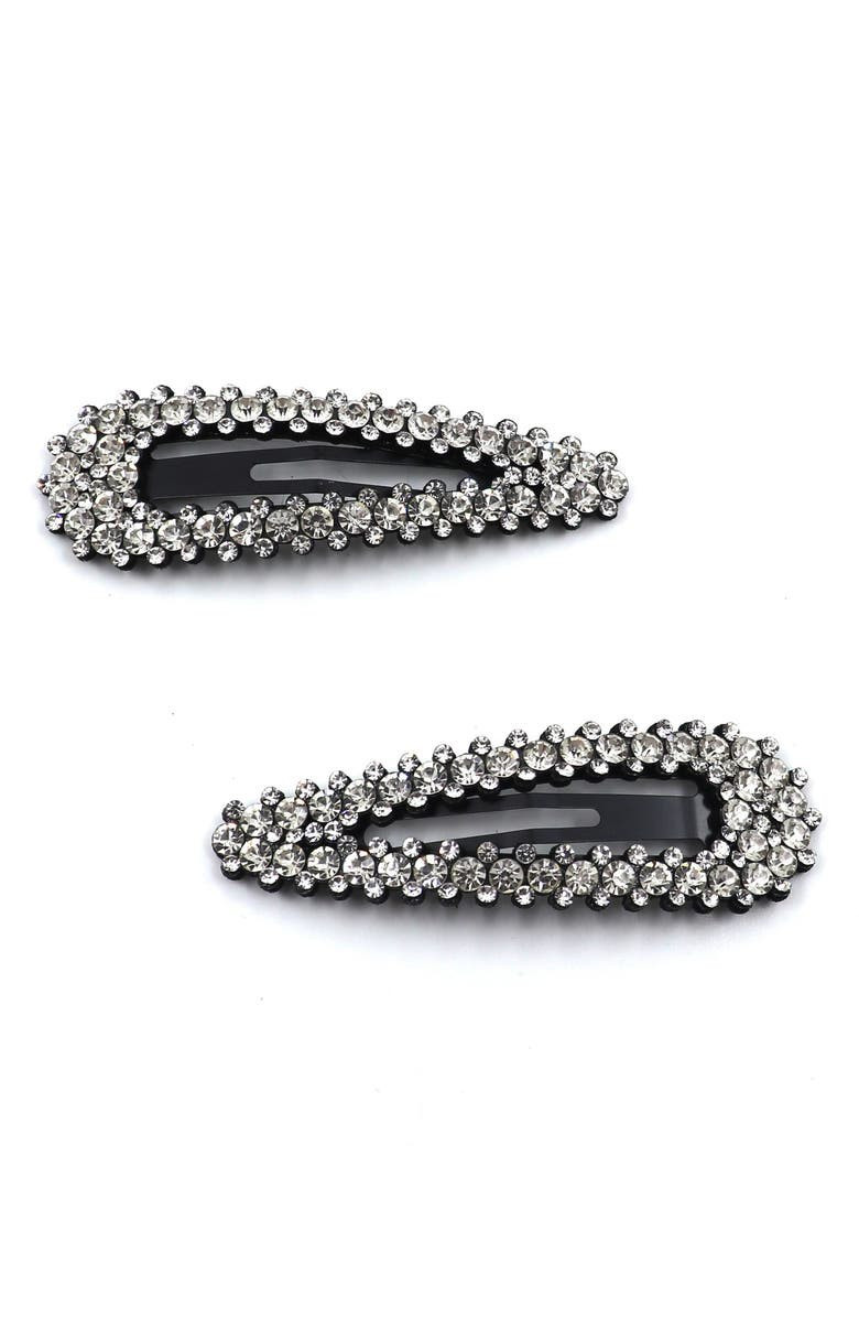 2-Pack Crystal Hair Clips | Nordstrom