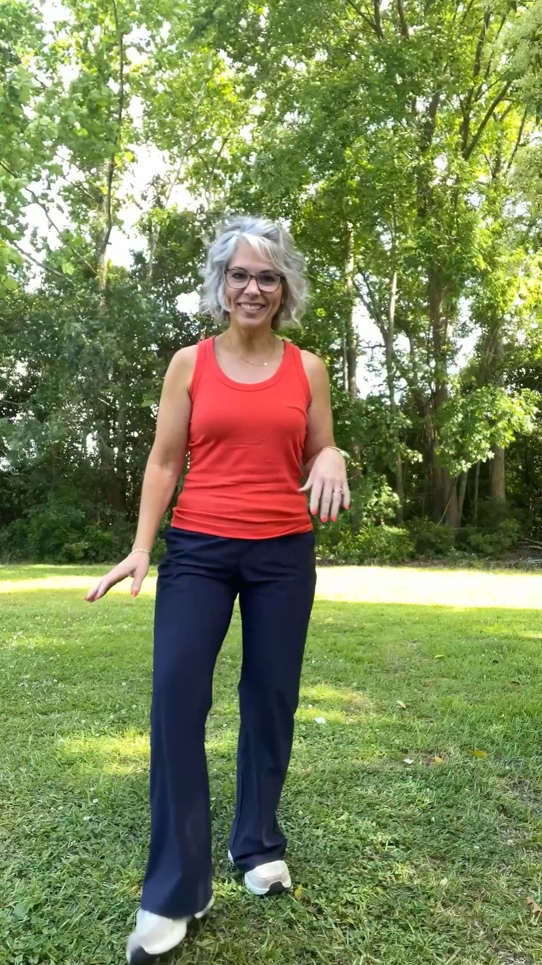 Outfit of the day and I have to go to work so comfort was the whole mission today, these navy blue summer pants from Amazon are so breathable and easy to move around in and paired with an orange tank top from Walmart this whole look just works so well together! These pants are seriously perfect for summer whether you are working, running errands, or just out and about. 

#amazonfashion #amazonfinds #amazonstyle #founditonamazon #amazonpants #walmartfashion #walmartfinds #summerstyle #summeroutfit #summerfashion #summerinspo #summervibes #summerlook #summerwear #casualoutfit #casualstyle #casualfashion #casualwear #casualchic #casualootd #weekendoutfit #weekendstyle #comfyoutfit #comfystyle #effortlessstyle #effortlessfashion #ootd #ootdfashion #outfitoftheday #outfitinspo #outfitideas #realoutfitgram #todaysoutfit #getreadywithme #affordablefashion #affordablestyle #budgetfashion #womensfashion #womensstyle #petitestyle #petitefashion #petiteoutfit #petitewomen #petitegirl #petites #momstyle #momfashion #momootd #momlife #teacherstyle #teacherfashion #grandmastyle #grandmafashion #over40style #over40fashion #over40andfabulous #fashionover40 #womenover40 #womenover40style #over50style #over50fashion #fashionover50 #agelessstyle #ageisjustanumber #midlife #midlifestyle #midlifefashion #maturestyle #maturefashion #fashionblogger #fashionista #styleinspo #fashioninspo #instafashion #cuteoutfit #trending #trendingnow #fashion #style #ltkfinds #ltkunder50 #ltkover50 #ltkfashion #ltkstyle #ltksummer #ltkspring #liketoknowit #shopltk #summerpants #breathablepants #navypants #tanktop #workoutfit #worklook #teacheroutfit #teacherfashion

#LTKSeasonal #LTKPetite #LTKOver40 #LTKOver40 #LTKPetite #LTKmomlife