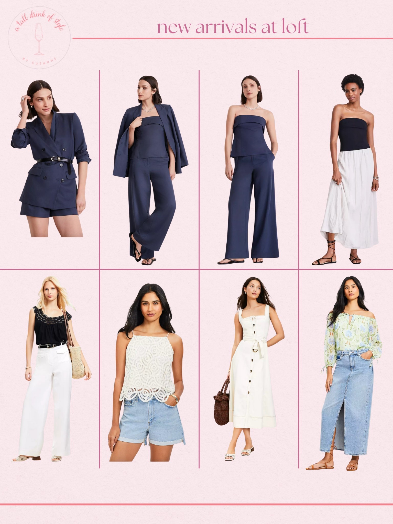 these fresh spring picks from Loft blend comfort and elegance for everyday wear

Hi friend! 👋 Thanks for your support! I’m so glad you’re here!
If you're tall, over 40, or just tired of fashion that doesn’t fit your life, you’re in the right place. I share classic, elevated outfit formulas that actually work on tall women (I’m 6’1” for reference!) and help you feel confident getting dressed again.
I am your resource for timeless, elevated fashion for women over 40 (and tall women)
Age: 55
Height: 6’1”
Tops: S/M
Bottoms: 8/10
Dresses: 8/M
Over 50 fashion, tall fashion, workwear, everyday outfits, timeless outfits, Classic Outfits, loft finds, loft must haves, loft new arrivals, navy style, summer style at loft, 

#LTKSummerEdit #LTKSeasonal #LTKOver40