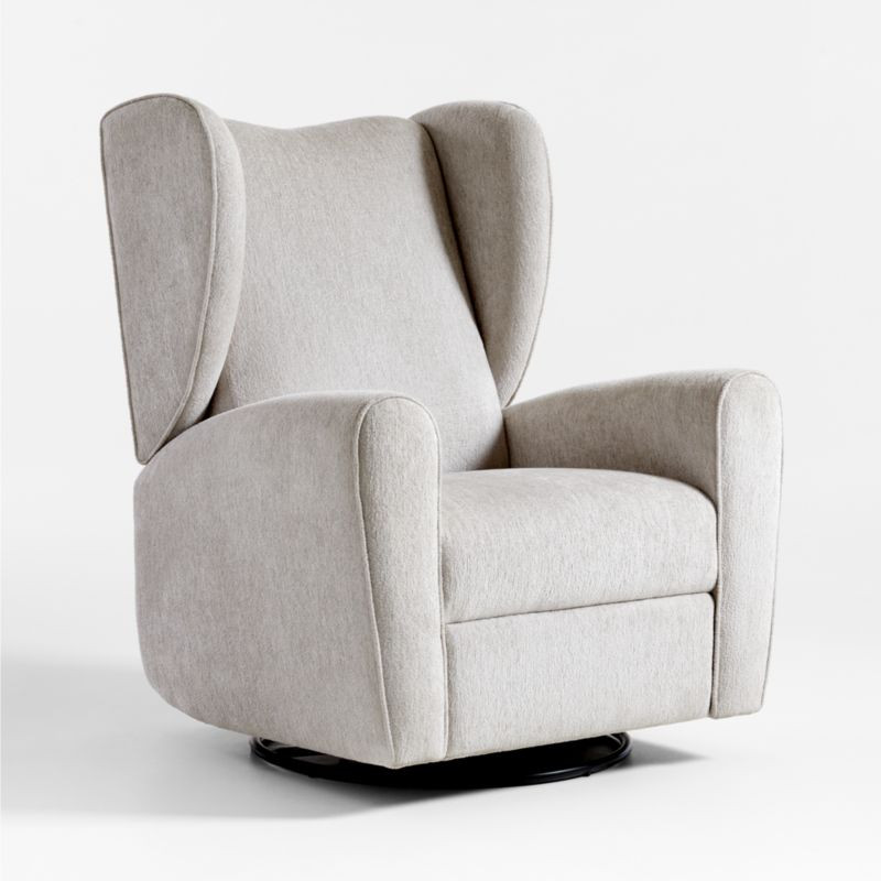 Seesaw Dove Nursery Power Recliner Chair + Reviews | Crate & Kids | Crate & Barrel