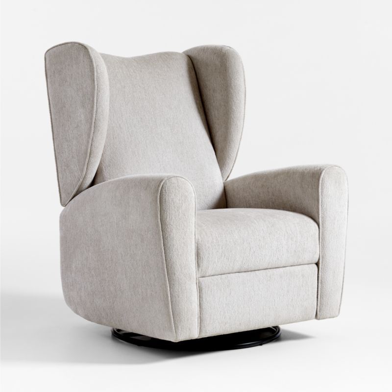Seesaw Dove Power Recliner Chair + Reviews | Crate & Kids | Crate & Barrel