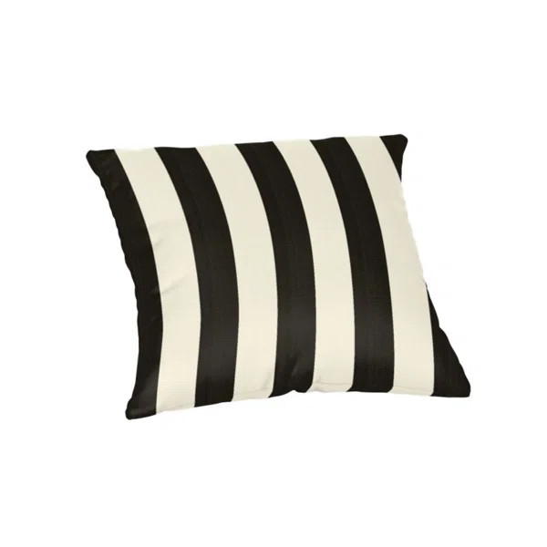 Yazmin Striped Sunbrella® Indoor/Outdoor Reversible Throw Pillow | Wayfair North America
