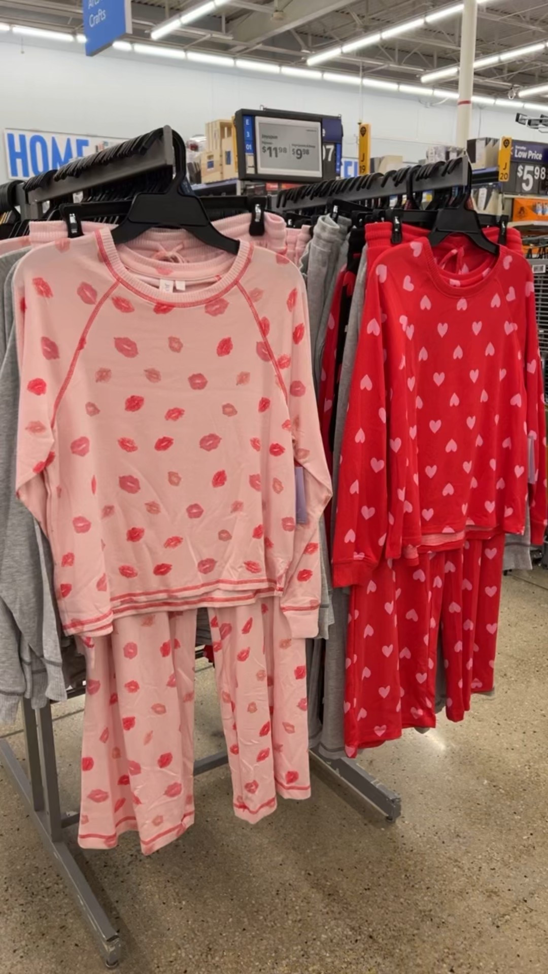 Valentines pajamas at Walmart - fit true to size. #walmartfashion 

#LTKFindsUnder100 #LTKFindsUnder50