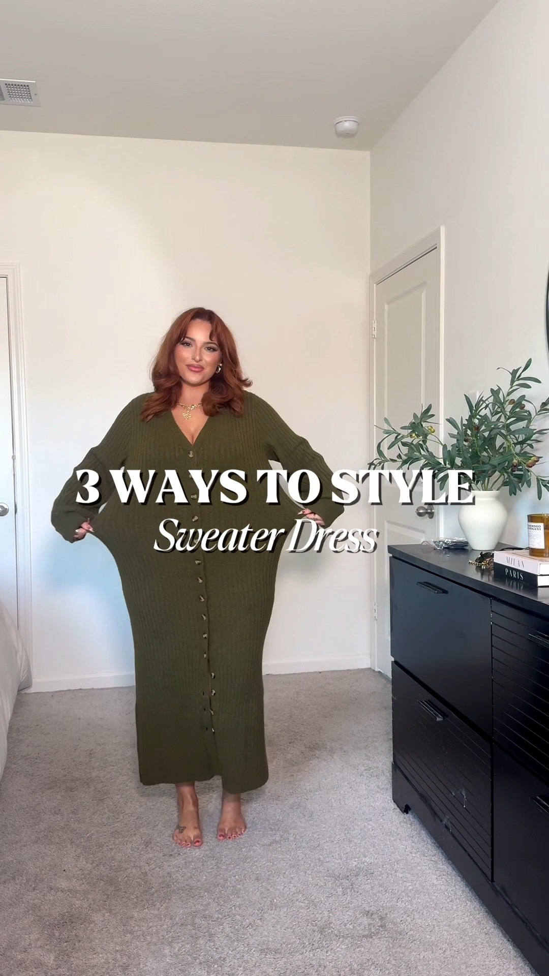 Versatile sweater dress | duster cardigan | fall fashion

Outfit 1:
Dress: XL

Outfit 2
Dress: XL
Jeans:16 regular 

Outfit 3
Jeans: 16 regular
Tank top: XL
Dress: xL

#LTKStyleTip #LTKMidsize #LTKFindsUnder50