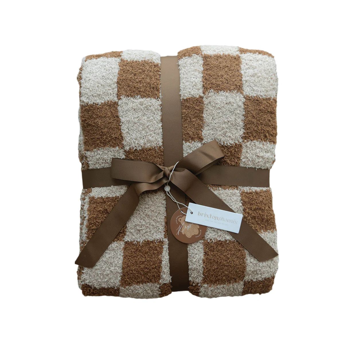 Brown Check | Plush Blanket | Brixton Phoenix