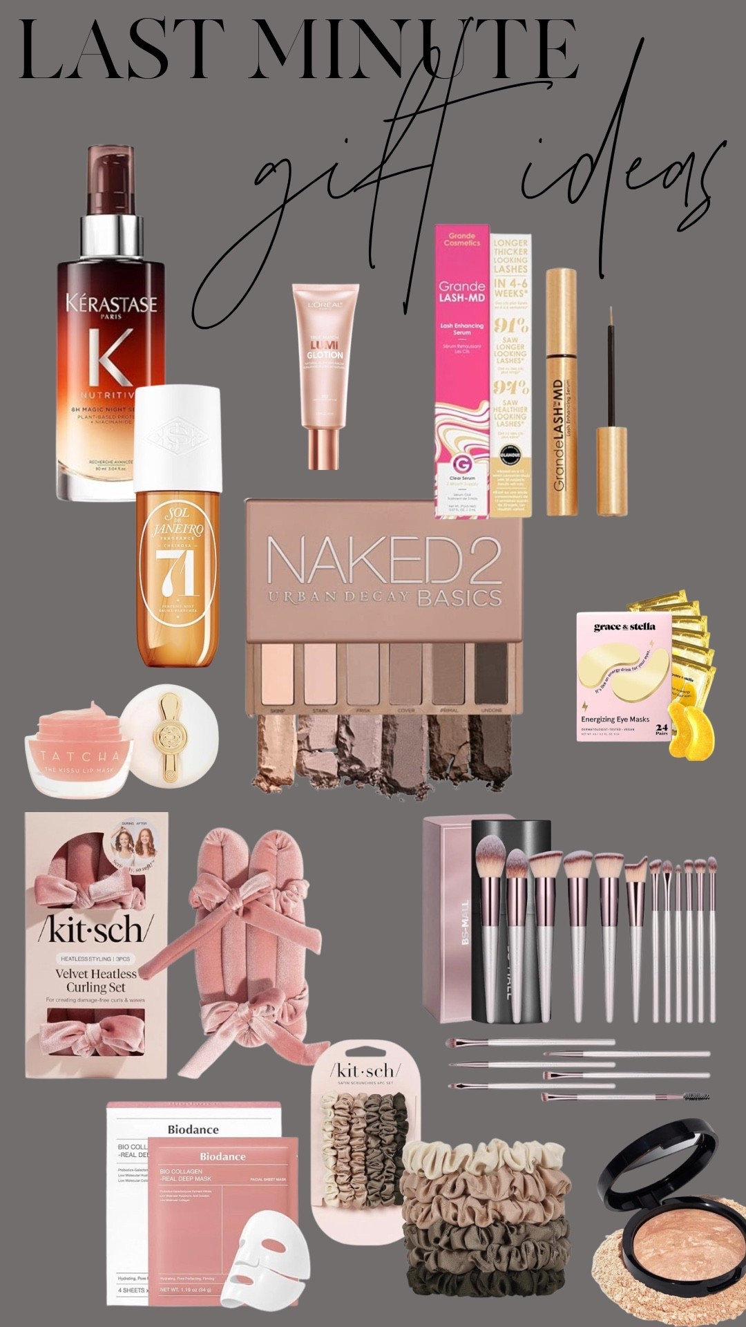Last-minute beauty gifts 🤍
These are the beauty staples I always reach for — luxe hair care, glow-boosting skincare, everyday makeup favorites, and easy self-care treats that feel thoughtful (not rushed). Perfect for girlfriends, teens, teachers, or anyone who loves a little beauty moment.

#LTKFindsUnder50 #LTKBeauty #LTKGiftGuide
