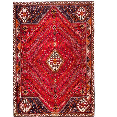 Caelub One-of-a-Kind 6'7" x 9'10" 1970s Area Rug in Red | Wayfair North America