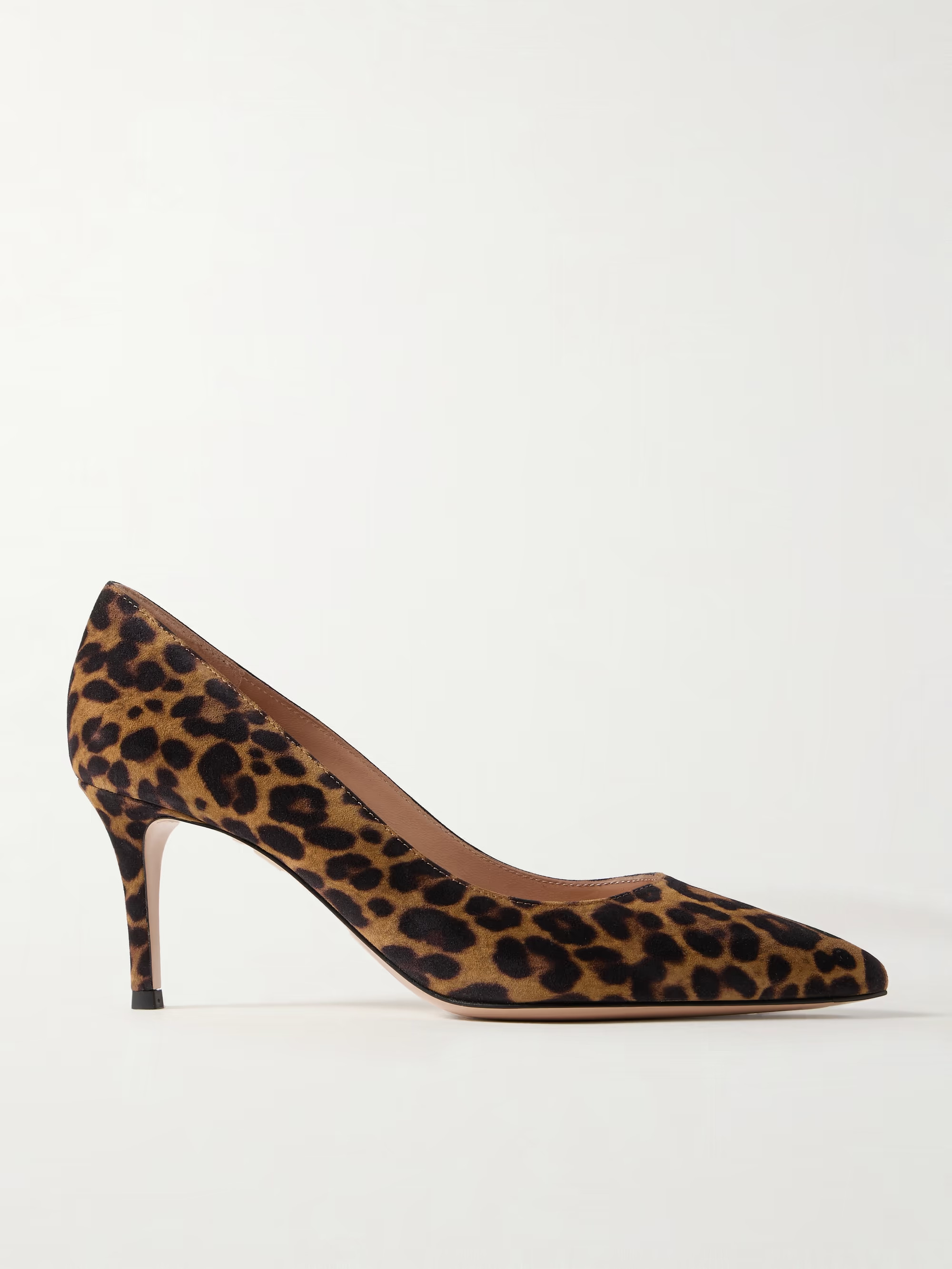Gianvito 70 leopard-print suede pumps | NET-A-PORTER (US)