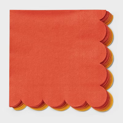 Thanksgiving 20ct Scalloped Lunch Napkins - Spritz™ | Target