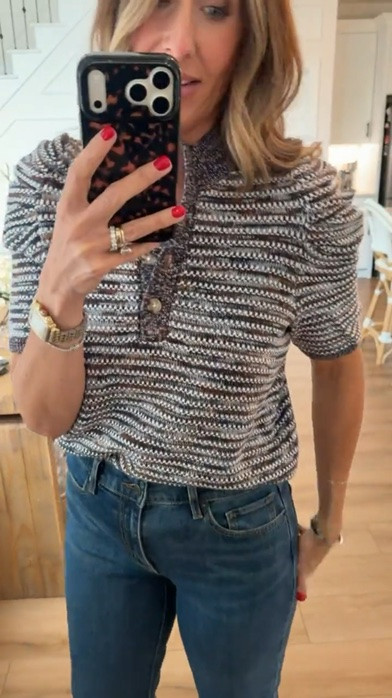 A statement tee, jeans, and slides is such a good fall outfit formula when you want something simple but still fun. I love how the graphic tee adds personality while the slides keep it comfortable for those warmer fall days.

fall statement tee, jeans outfit, fall slides, casual fall outfit, graphic tee outfit, easy fall style, women over 40 fashion, everyday fall outfit, themominstyle

#LTKdayinmylife #LTKootd #LTKgrwm