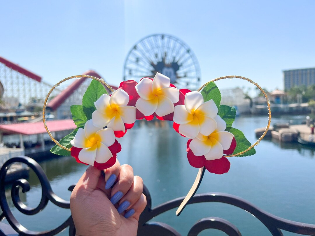 Lilo Inspired Ears | Lilo & Stitch | | Mouse Ears | Wire Flower Ears - Etsy | Etsy (US)