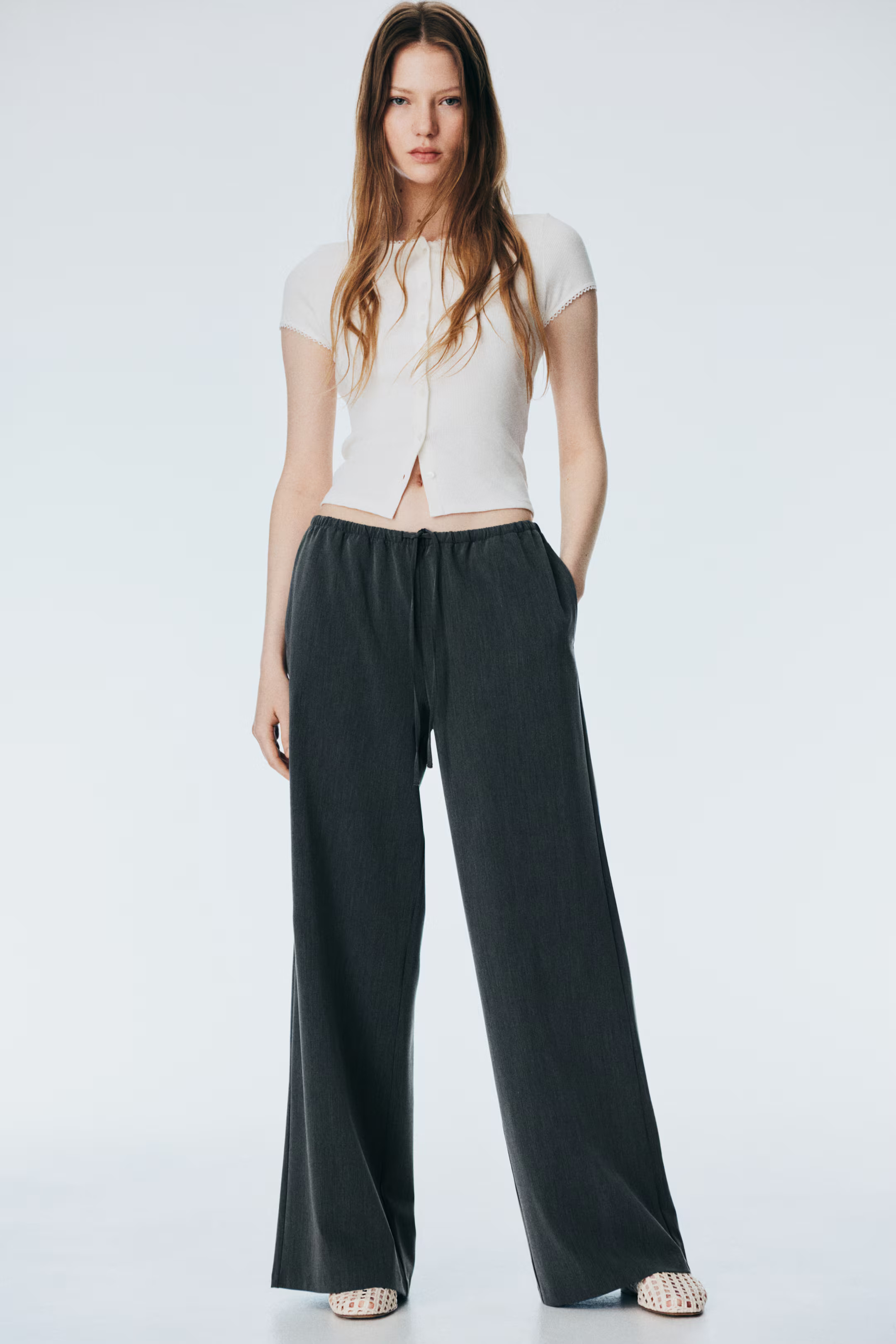 Twill Drawstring Pants | H&M (US + CA)
