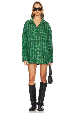 LIONESS Clarity Shirt in Moss from Revolve.com | Revolve Clothing (Global)