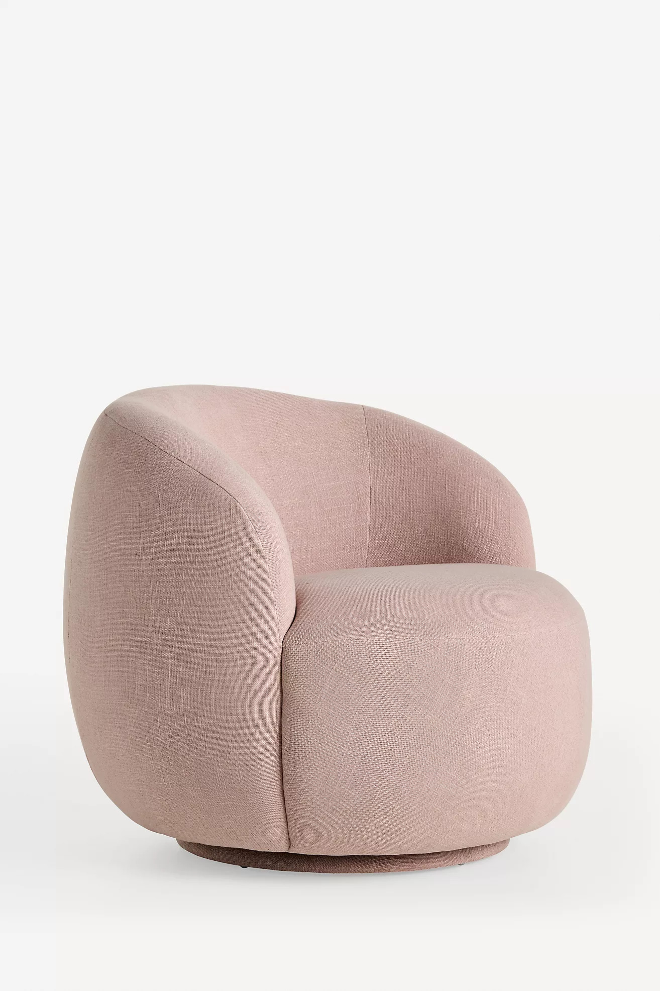 Cosette Linen Swivel Chair | Anthropologie (US)