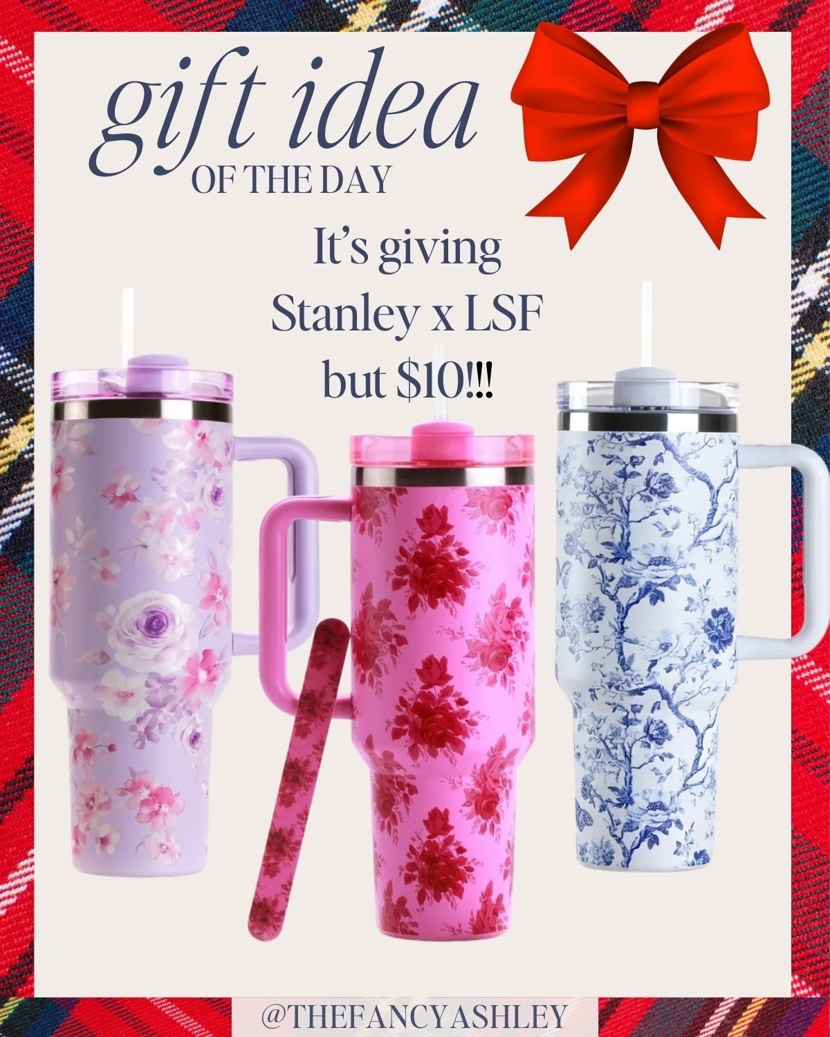 Walmart find! It’s giving Stanley x love shack fancy but it’s only $10! Great gift idea!!!

#LTKFindsUnder50 #LTKHoliday #LTKGiftGuide