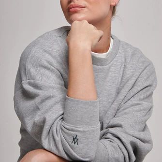 BOXY SWEATSHIRT - GREY MARL | WAT The Brand