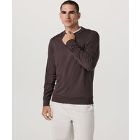 Vuori Ponto Performance Crew Neck Shirt | Sangria Heather | Medium | Vuori Clothing (US & Canada)