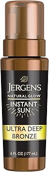 Jergens Self Tanner, Natural Glow Instant Sun, Sunless Tanning Mousse, Quick Self Tanner Foam, Ul... | Amazon (US)