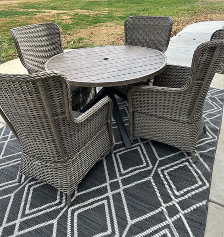 Walmart outdoor dining , Walmart patio decor , Walmart home finds , outdoor dining table , spring patio 

#LTKhome #LTKSeasonal #LTKfindsunder50
